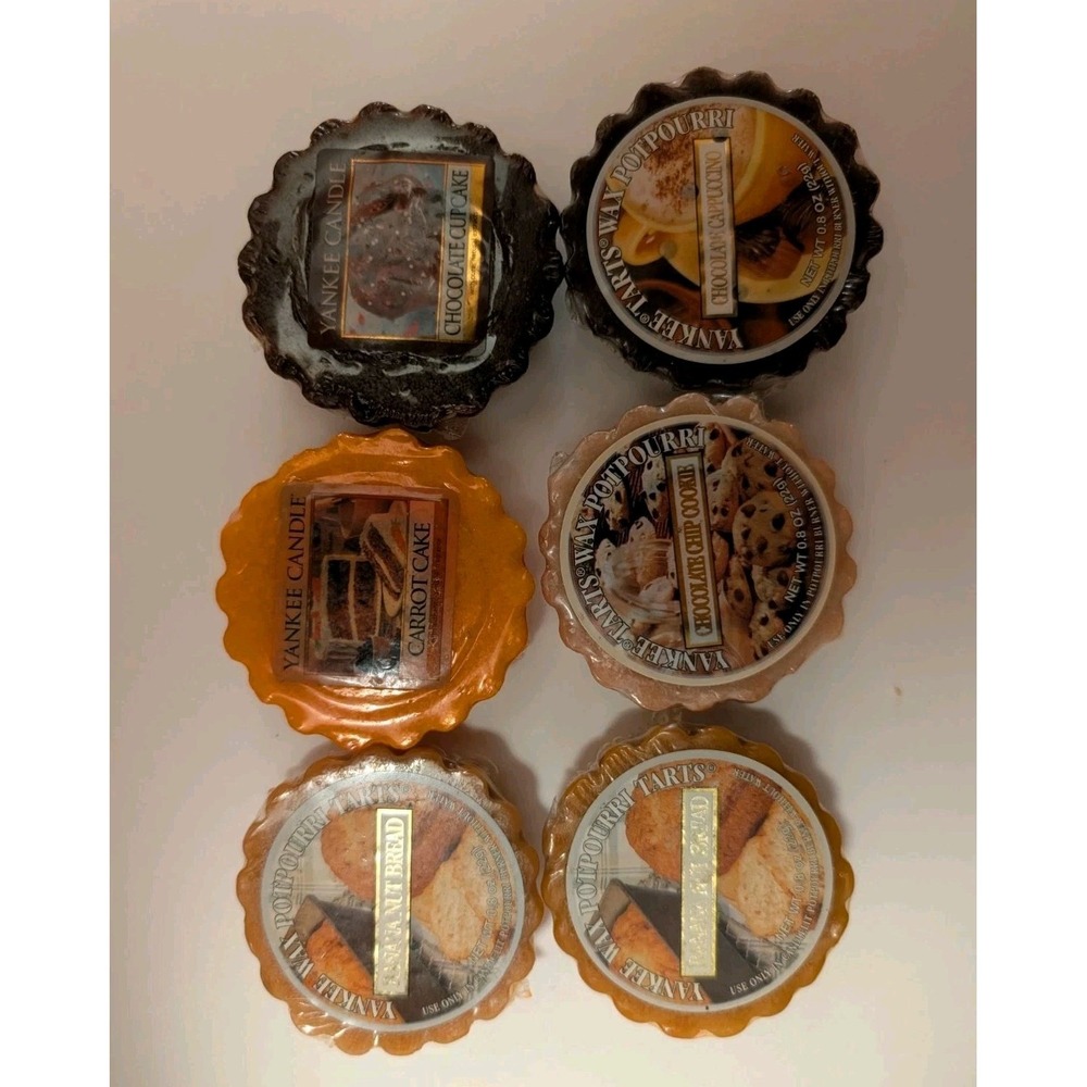 Yankee Candle Tart Melts Sweet Scents 6 Mixed New Vintage Many Discontinued